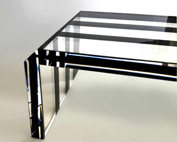 Plexiglas coffee table Poliedrica