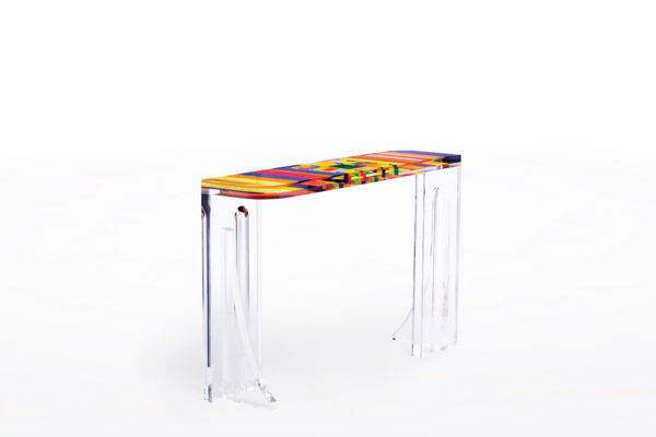 Console in plexiglas 'Stumble' Poliedrica