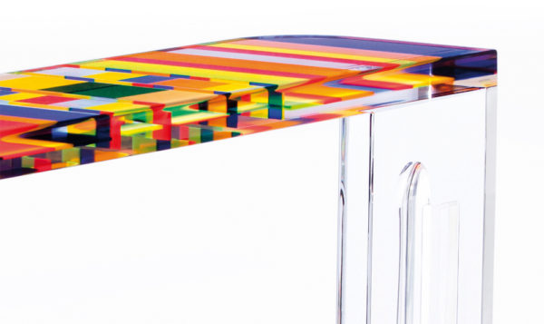 Console in plexiglass 'Stumble' Poliedrica